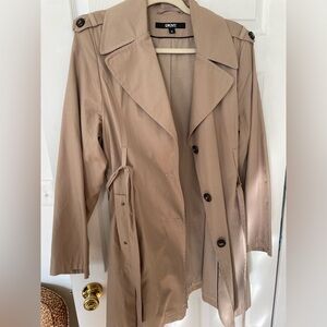 DKNY Khaki Trench Coat, XL
